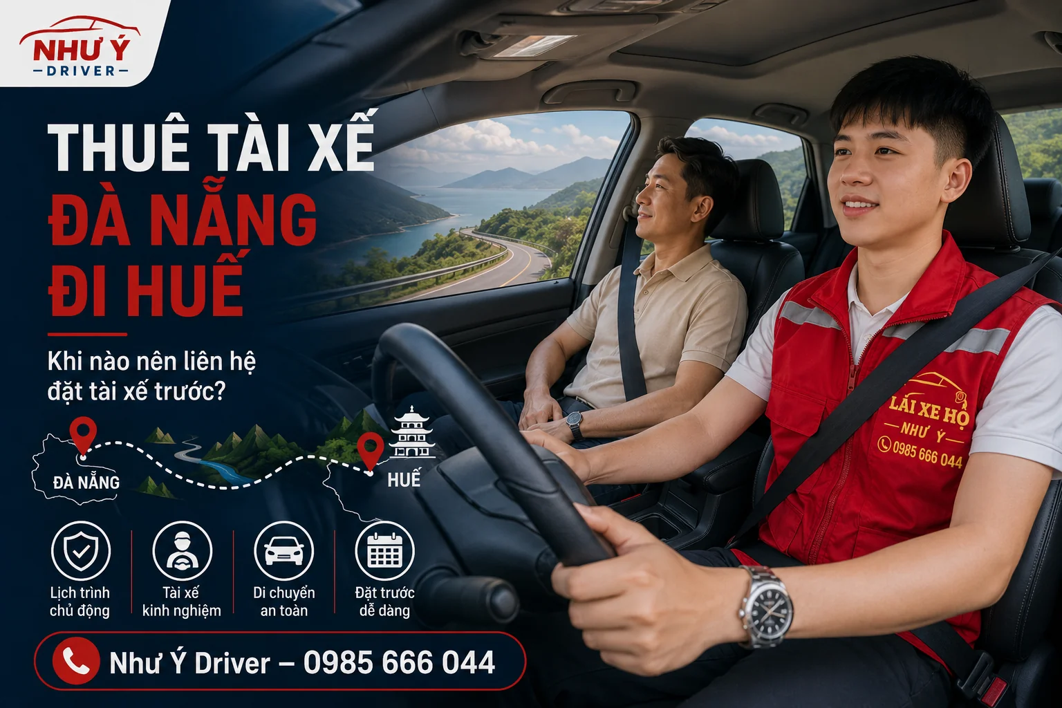 Thuê Tài Xế Đà Nẵng Đi Huế: Khi Nào Nên Liên Hệ Đặt Trước?